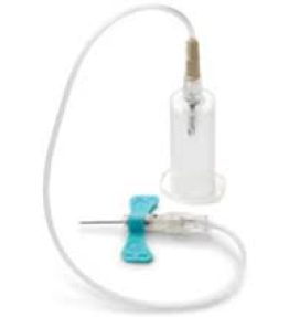 Blood collection butterfly needle 23gx3/4x7 BD vacutainer with Holder x1