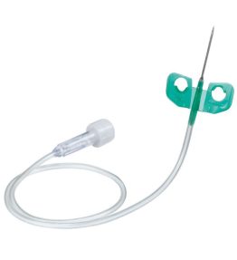 IV Butterfly Cannula Venodrop Safe 21G, 0.8x 20mm, green