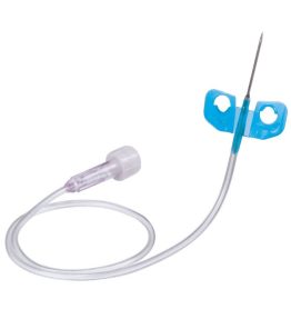 IV Butterfly Cannula Venodrop Safe 23g, 0.60x 20mm, blue