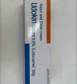 Lidokin Cream Lidocaine 9.6% 30g